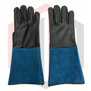 Guantes de seguridad industrial con agarre de Palma reforzado y protección de puños largos - Product Image 3