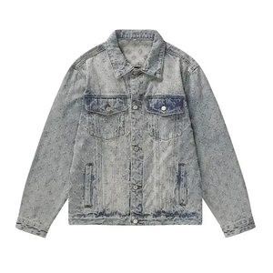 Vêtements d'extérieur décontractés pour hommes Manteau boutonné Veste en jean respirante pour hommes Produit OEM Direct usine Vente en gros Qualité supérieure - Product Image 1