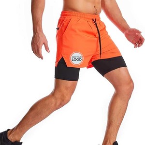 Short de course pour homme 2 en 1 Short athlétique d'entraînement à séchage rapide Liner Short - Product Image 3