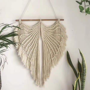 Proveedor mayorista de alas de Ángel de macramé | Decoración y regalos personalizados hechos a mano de macramé para el hogar de Isar International LLP - Product Image 6
