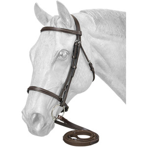 Fabricant de bride de cheval en cuir naturel indien de qualité Fabricant de bride roulée en cuir - Product Image 2