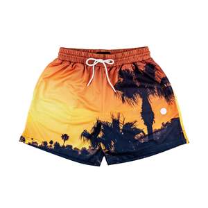 High Quality 100% Polyester Mesh Shorts for Men Custom Sublimation Printed Quick Dry Breathable <b>Elastic</b> Waist Pockets Shorts - Product Image 1