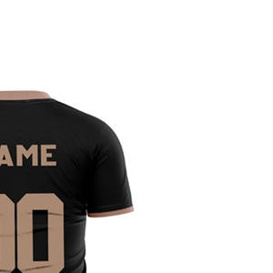 Último Modelo de Uniformes de Fútbol con Serigrafía, Conjuntos de Camisetas y Pantalones Cortos con Logotipo Personalizado, Unisex, 100% Poliéster, Impermeables, MOQ Bajo - Product Image 6