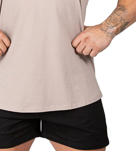 Vente directe d'usine 100% coton hommes gilets de sport entraînement débardeurs tendance sans manches débardeurs motif imprimé tricoté tissage - Product Image 5