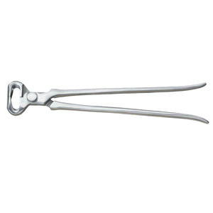 Outil vétérinaire puissant de pince de sabot de cheval d'acier inoxydable allemand professionnel pour des maréchaux et des soins d'animal familier - Product Image 6