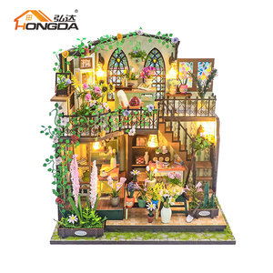 Hongda M2322 Darcy Flower Room Nuova Casa delle Bambole in Legno Fai-da-Te Kit Miniature per Ragazze - Product Image 3
