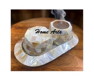 Quemador Bakhoor de madera y madreperla, tamaño y forma personalizados Mabkhara para el uso del restaurante del hotel en casa - Product Image 4