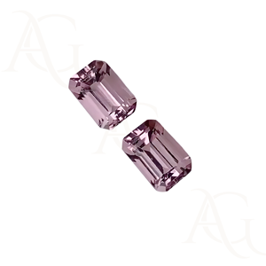 Anillo de morganita Rosa cultivado en laboratorio, Octágono, corte de piedras preciosas sueltas, anillo de morganita de alta calidad y fabricación de joyas, corte de piedras preciosas personalizable - Product Image 2