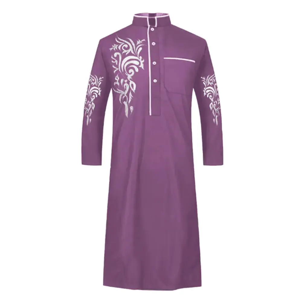 Robes traditionnelles arabes de Style Qatar 2023 pour hommes musulman islamique Jubbah Thobes haute qualité en gros Caftan caftan