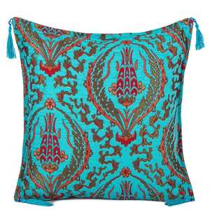 Turkuaz 45x45 cm Lale Desenli Minder No 3 Decorative and <b>Throw</b> <b>Pillow</b> - Product Image 1