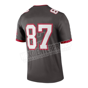 Camisetas de fútbol americano personalizadas hechas a medida, camisetas de práctica de fútbol americano personalizadas al por mayor transpirables para hombres - Product Image 5
