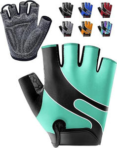 Personnalisé respirant noir tissu extensible à quatre voies dos maille à carreaux vélo VTT moto autres gants de sport - Product Image 5