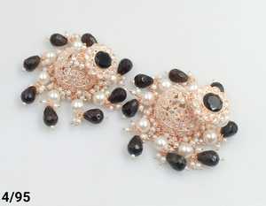 Traditionnel et à la mode dernier concepteur indien en gros bijoux de jhumka Kundan boucle d'oreille pour les femmes élégant boucle d'oreille bijoux - Product Image 2