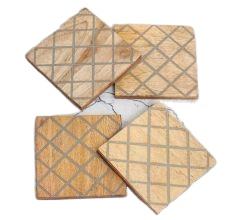 Top Qualité Personnaliser Carré Rond Époxy Bois Résine Dessous De Verre En Gros Carré Rond Conception Boisson Tasse Cristal Époxy Pin Tasse À Thé - Product Image 2