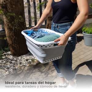 24L <b>Foldable</b> <b>Laundry</b> <b>Basket</b> (GSC 402020018) - Product Image 3
