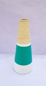 High quality Turquoise Spun bamboo vase for home and kitchen wedding hotel living room decoration dinner <b>sets</b> made in Viet Nam - Product Image 3