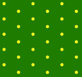 Lemon Yellow & Pea Green: Polka Dot