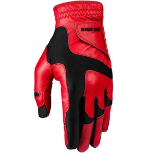 Vente directe d'usine Concevez votre propre logo en peau de mouton couleur Cabretta gant de golf respirant en cuir sport gants de golf personnalisés - Product Image 3