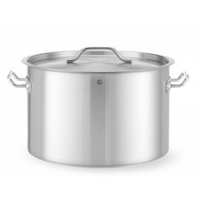 Pentola per Stufati HENDI Budget Line 32L con Coperchio 400x(H)260mm Pentole per Zuppe e Brodi - Product Image 1