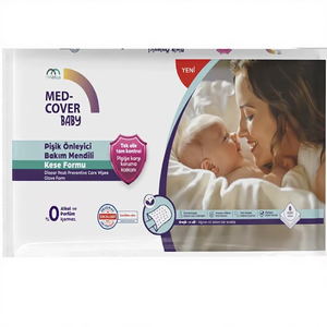Guantes de Baño para Bebés Med-Cover con Aloe Vera y Vitamina E, Probados Dermatológicamente, Previenen Erupciones y Humectan la Piel - Product Image 1