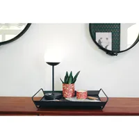 Plateau élégant fait main pour accessoires de table basse de luxe et organisation domestique – Collection Home Safe Plated Zahid Expoter