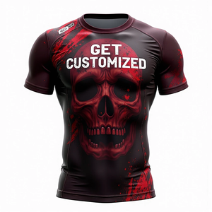 เสื้อซ้อมกีฬา BJJ ผ้ายืดติดผื่นพิมพ์ดิจิตอลน้ำหนักเบาทนทาน MMA แบบออกแบบได้ตามต้องการ - Product Image 6