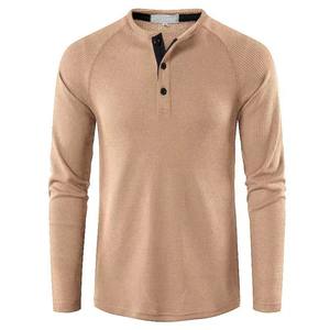 100% coton à manches longues t-shirt pour hommes solide printemps décontracté hommes T-shirts haute qualité hommes hauts vêtements classiques hommes T-shirts - Product Image 6