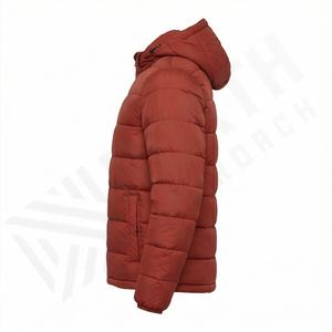 Custom <b>Men's</b> Parka Premium Quality Fleece Cotton Boys New Edition Hooded Collar Puffer Jacket Create Your Own Thermal Outerwear - Product Image 3