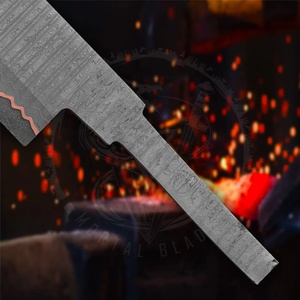 Cuchillo de hoja en blanco, cuchillo de cocina DIY, 67 capas de cobre, acero damasco, alta dureza, para carne, pescado, cuchillo, cuchillas en blanco - Product Image 4