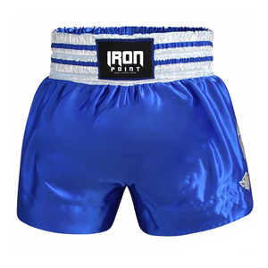 กางเกงขาสั้นผ้าโพลีเอสเตอร์สำหรับออกกำลังกายแบบไทยกางเกงออกกำลังกายสำหรับฝึกศิลปะการต่อสู้และศิลปะการต่อสู้แบบ100% มีสไตล์ใหม่สำหรับเด็กผู้ชาย - Product Image 1