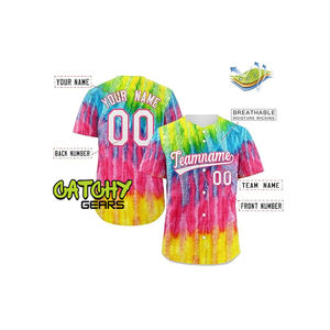 Customized Baseball Full Buttons Shirt Sleeveless Vest Baseball Team Jersey - Product Image 4