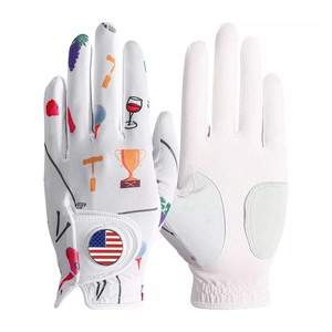 Fabrication de gants de golf en cuir PU Cabretta ajustables et élastiques pour hommes et femmes - Product Image 4