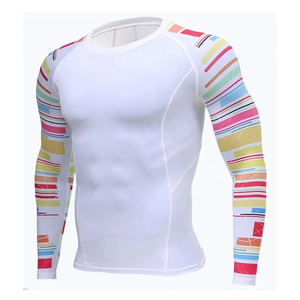 Maillot de sport pour homme, ajusté, respirant, écologique, séchage rapide, UPF50+, pour la course à pied, la gym, le yoga - Product Image 5