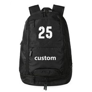 Custom Nylon Sports <b>Backpack</b> for Basketball Football Soccer-Large Capacity Travel Hiking Schoolbag with Reinforced Zippers - Product Image 1
