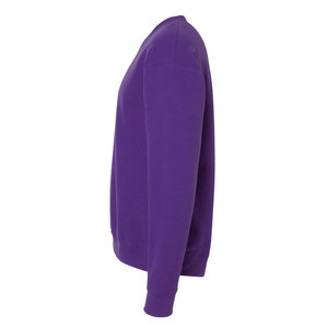 Vêtements personnalisés Pull en polaire pour hommes Sweat-shirt à col ras du cou Streetwear Sweatshirts à col rond en coton surdimensionnés et à épaules tombantes - Product Image 5