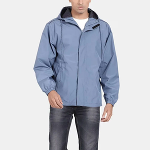 Wholesale High Quality Latest Design Canvas Front Logo Waterproof <b>Windbreaker</b> Jacket Customized Winter Wear Coating Process - Product Image 5