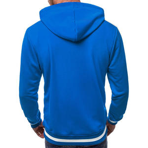 Sudadera con capucha con logotipo bordado personalizado para exteriores e interiores Sudadera con capucha con estampado completo para exteriores azul real superventas - Product Image 1