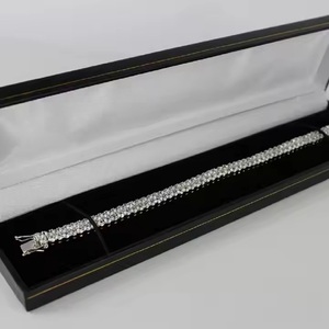 Bracelet tennis en argent sterling certifié IGI avec diamants taille ronde pour femmes et filles - Product Image 2