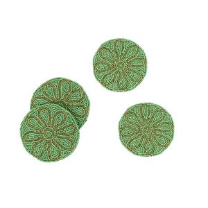 Posavasos Bordados a Mano con Cuentas de Vidrio, Diseño Nuevo, Clásico, con Forma de Estrella, para Mesa de Cocina, para el Hogar, para India - Product Image 2