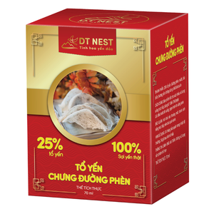 อาหารเสริมบำรุงร่างกายจากรังนก 25% คุณภาพพรีเมียม DTNest รังนกตุ๋นน้ำตาลกรวด 6 กระปุก กล่องของขวัญ ผลิตในเวียดนาม - Product Image 3