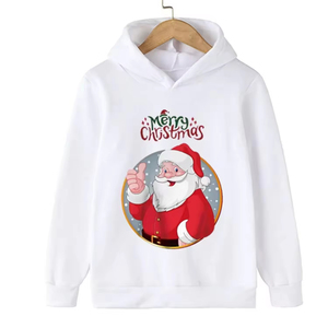 Sudadera CON CAPUCHA DE Navidad con estampado personalizado 100% Jersey de invierno de algodón con diseño deportivo 3D - Product Image 2