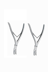 11.5 Inches 29.2 Cm Double Action Angular Cup Stainless Steel Jaw Rongeur Forceps <b>Surgical</b> <b>Instrument</b> Set <b>Basis</b> - Product Image 2