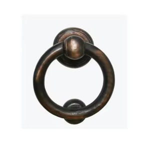 Aldaba de puerta de Metal sólido para el hogar, Hotel, Villa, decoración de puerta delantera, aldaba de estilo antiguo, accesorio de Hardware de puerta resistente - Product Image 6