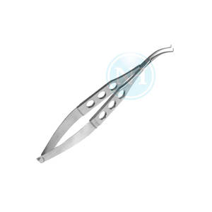 Pinzas de Sujeción de Lentes Clayman de Grado Quirúrgico, 121 mm, Mandíbulas Anguladas Delicadas, Instrumentos de Microcirugía Oftálmica - Product Image 3