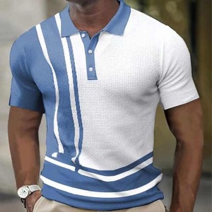 Nuevo 2025 Venta al por mayor OEM Nuevo diseño Polo de lujo para hombres Polo de golf personalizado 95% Camisetas de poliéster para hombres de alta calidad - Product Image 1