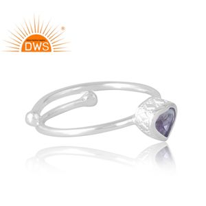 Anillo de piedras preciosas de amatista Rosa natural de Plata de Ley 925 más vendido, fabricante de joyería personalizada - Product Image 4