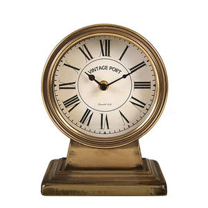 Best Selling Metal Vintage Inspired Table or Desk <b>Clock</b> for Bed Rooms and Hotels With Customized Color and Sizes - Product Image 1