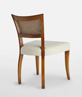 Chaise de salle à manger de style antique de luxe en bois massif, hauteur réglable, pour chambre, hôtel, extérieur, usage domestique - Prix de gros (Noir)