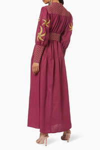 <b>Lace</b> Long Dress 2024 Spring Summer Special Occasion Women Allover Crochet <b>Lace</b> Embroidery Flare Sleeve Long <b>White</b> Pink Dress - Product Image 4