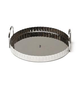 Plateau de service en acier inoxydable option décorative pour exposer les fruits collations sèches desserts cupcakes biscuits sur la table - Product Image 6